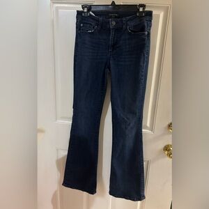 4P Banana Republic Low-Rise dark Wash Flare Button/zip fly Jeans.  In EUC!